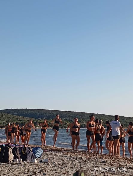 Attività di gruppo al mare, dal profilo della Polisportiva Sacro Cuore